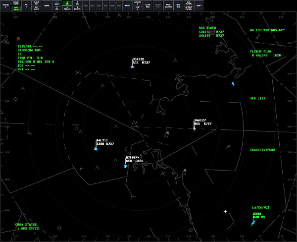 SimScope Radar Software Screenshot
